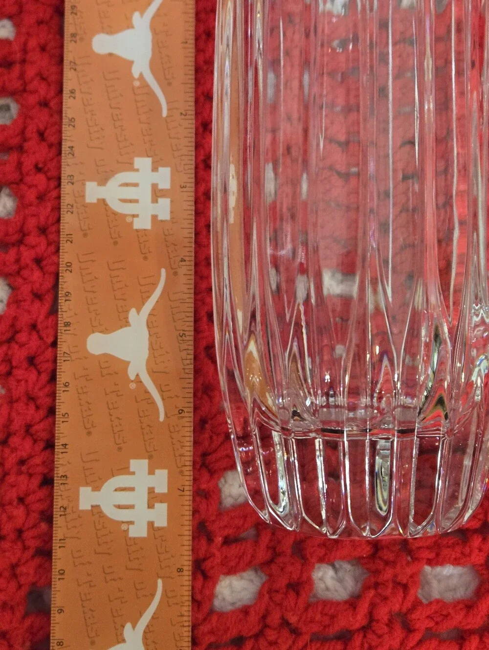 Mikasa Park Lane Heavy Crystal GLASS Beer Stein ONE, 7.5